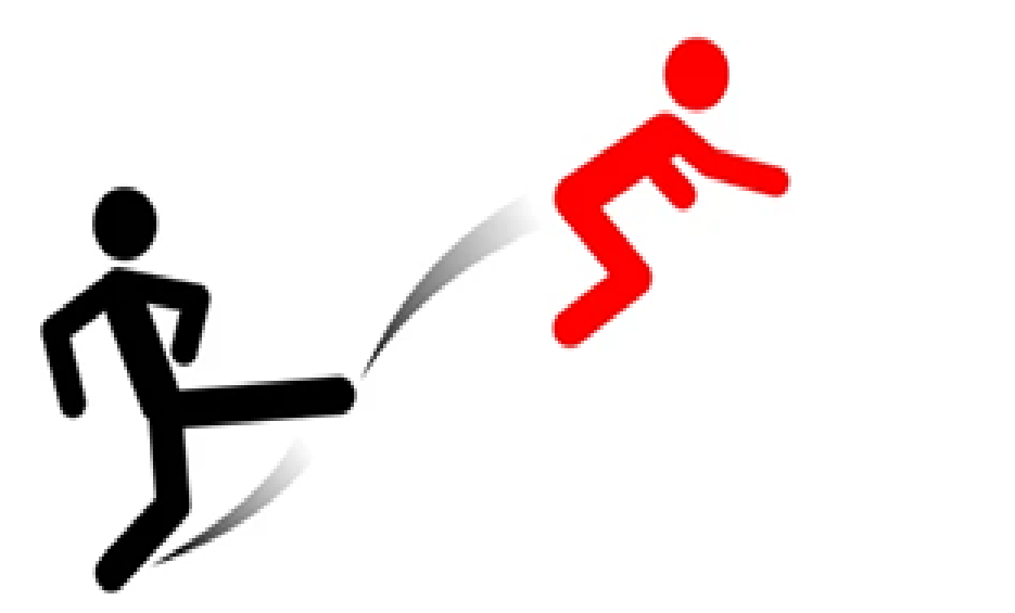 Un șut în fund, un pas înainte…